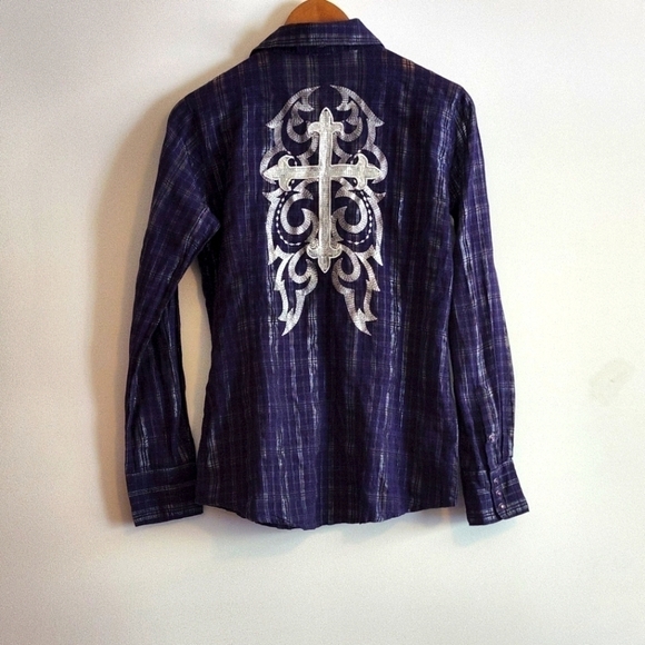 Ariat Fitted Longsleeve Blouse - Picture 2 of 4